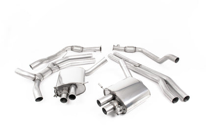 Milltek cat-back udstødning til Audi RS4 B9 2.9 V6 Turbo Avant, tips i børstet titanium – billede 7