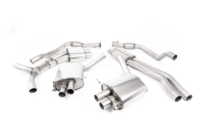 Milltek cat-back udstødning til Audi RS5 B9 2.9 V6 Turbo Sportback, resoneret