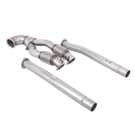 Milltek downpipe i rustfrit stål til Audi RS3 Saloon / Sedan 400PS (8V MQB) til non-OPF/GPF modeller, højtydende udstødningstilb