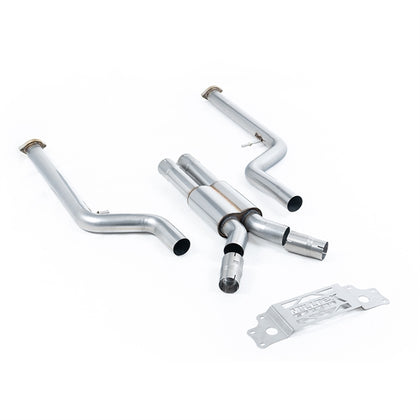 Milltek axle-back udstødning til BMW 2-serie M2 Coupé, resoneret