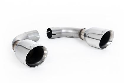 Milltek cat-back udstødning til Ford Focus Mk2 ST 225, resoneret, polerede tips – billede 2