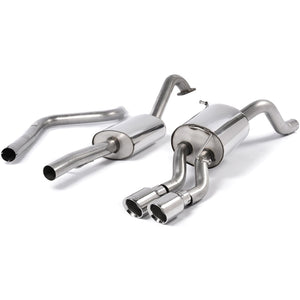 Milltek cat-back udstødning til Ford Fiesta Mk7/Mk7.5 1.0T EcoBoost (100/125/140PS), resoneret, polerede tips – billede 7