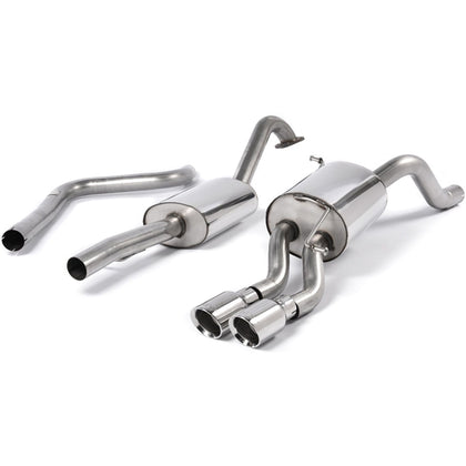 Milltek cat-back udstødning til Ford Fiesta Mk7/Mk7.5 1.0T EcoBoost (100/125/140PS), resoneret, polerede tips – billede 7