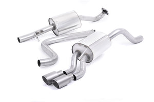 Milltek cat-back udstødning til Ford Fiesta Mk7/Mk7.5 1.0T EcoBoost (100/125/140PS), resoneret, tips i børstet titanium – billede 3