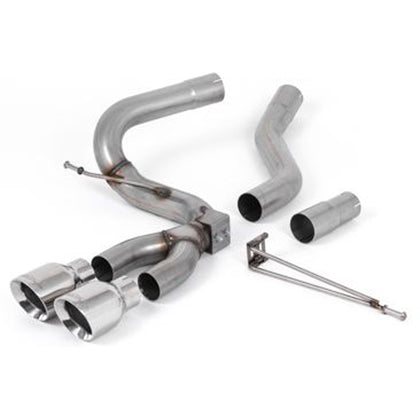Milltek cat-back udstødning til Ford Focus Mk3 ST 2.0-liter TDCi 5 dørs Hatchback (Diesel), polerede tips – billede 7