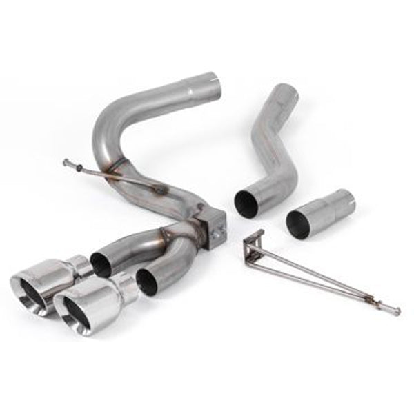 Milltek cat-back udstødning til Ford Focus Mk3 ST 2.0-liter TDCi 5 dørs Hatchback (Diesel), polerede tips – billede 7
