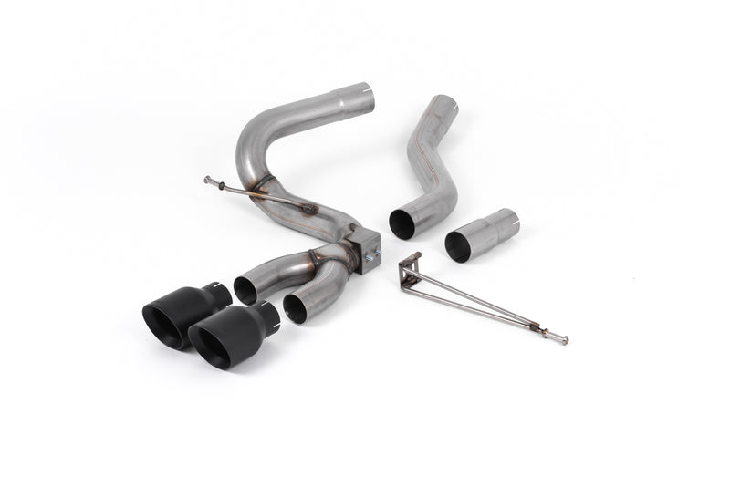 Milltek cat-back udstødning til Ford Focus Mk3 ST 2.0-liter TDCi 5 dørs Hatchback (Diesel), sorte tips – billede 4