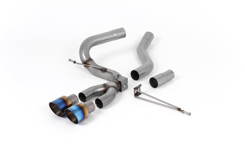Milltek cat-back udstødning til Ford Focus Mk3 ST 2.0-liter TDCi 5 dørs Hatchback (Diesel), tips i brændt titanium