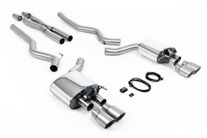 Milltek cat-back udstødning til Ford Mustang 5.0 V8 GT (Fastback), tips i børstet titanium – billede 5