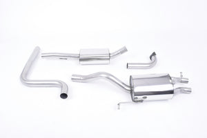 Milltek cat-back udstødning til Ford Fiesta Mk7/Mk7.5 1.0T EcoBoost (100/125/140PS), resoneret, tips i kulfiber – billede 5