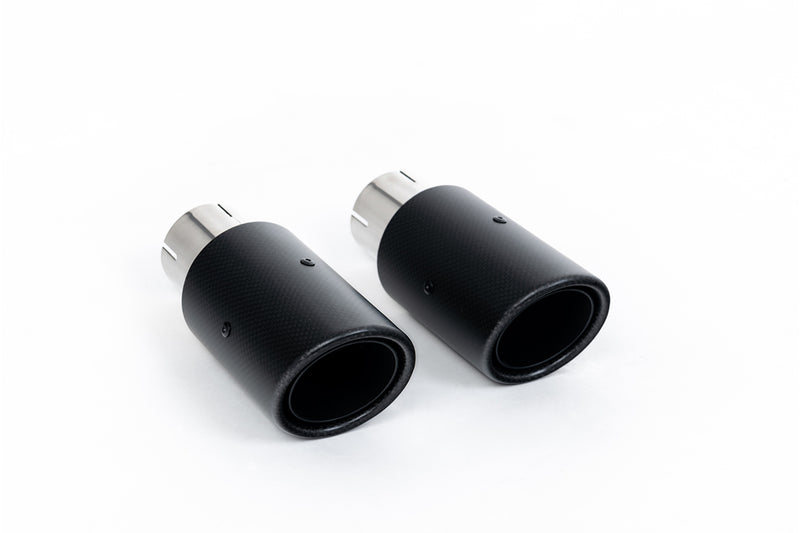 Milltek cat-back udstødning til Ford Fiesta Mk7/Mk7.5 1.0T EcoBoost (100/125/140PS), resoneret, tips i kulfiber – billede 6