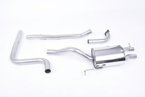 Milltek cat-back udstødning til Ford Fiesta Mk7/Mk7.5 1.0T EcoBoost (100/125/140PS), ikke-resoneret, tips i kulfiber – billede 4