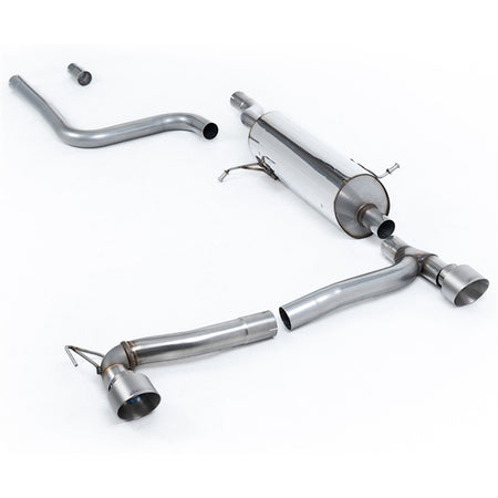 Milltek Cat-back Ford Fiesta Mk8 1.0T EcoBoost ST-Line 3 & 5 Door (100ps & 125ps OPF/GPF Models Only) - Maxton Dual Outlet Kits