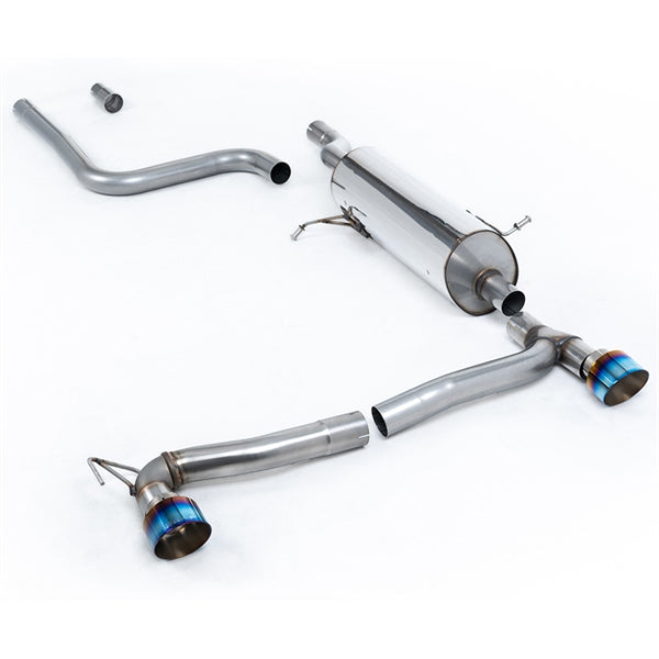 Milltek cat-back udstødning til Ford Fiesta Mk8 1.0T EcoBoost ST-Line 3 & 5 dørs, resoneret – billede 2