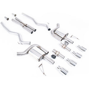 Milltek cat-back udstødning til Ford Mustang 5.0 V8 GT (S650 Fastback), polerede tips – billede 7
