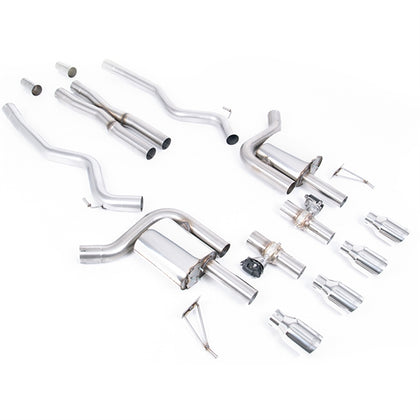 Milltek cat-back udstødning til Ford Mustang 5.0 V8 GT (S650 Fastback), polerede tips – billede 7
