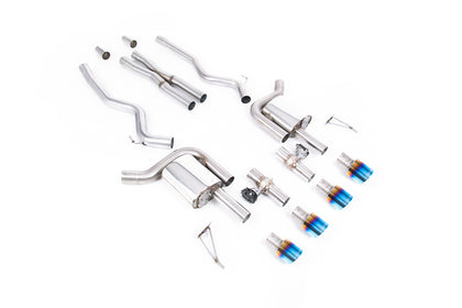 Milltek cat-back udstødning til Ford Mustang 5.0 V8 GT (S650 Fastback), tips i brændt titanium – billede 6