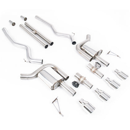Milltek cat-back udstødning til Ford Mustang 5.0 V8 GT (S650 Fastback), polerede tips – billede 7