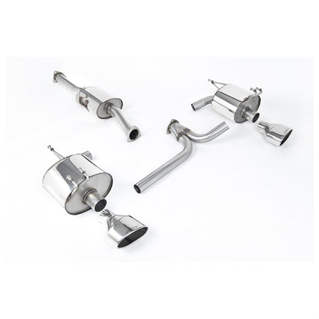 Milltek Cat-back Honda S2000 2.0 and 2.2 litre AP2