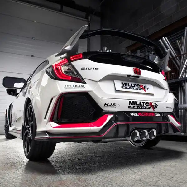 Milltek cat-back udstødning til Honda Civic Type R FK8 2.0 i-VTEC, race – billede 12