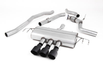 Milltek cat-back udstødning til Honda Civic Type R FK8 2.0 i-VTEC, race, sorte tips – billede 2