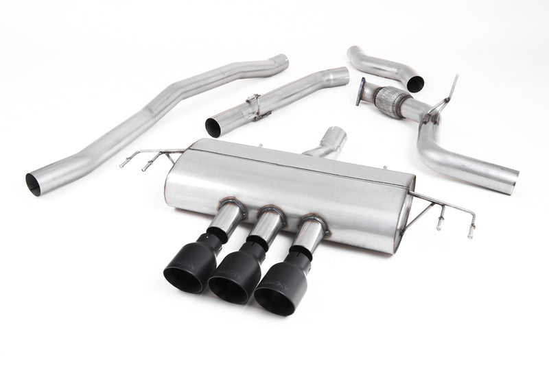 Milltek cat-back udstødning til Honda Civic Type R FK8 2.0 i-VTEC, race, sorte tips – billede 2