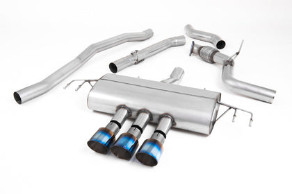 Milltek cat-back udstødning til Honda Civic Type R FK8 2.0 i-VTEC, race, tips i brændt titanium – billede 6