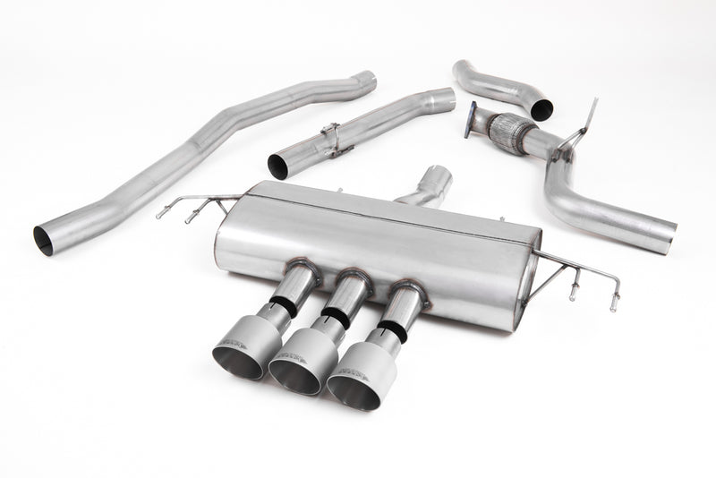 Milltek cat-back udstødning til Honda Civic Type R FK8 2.0 i-VTEC, race, tips i børstet titanium – billede 4