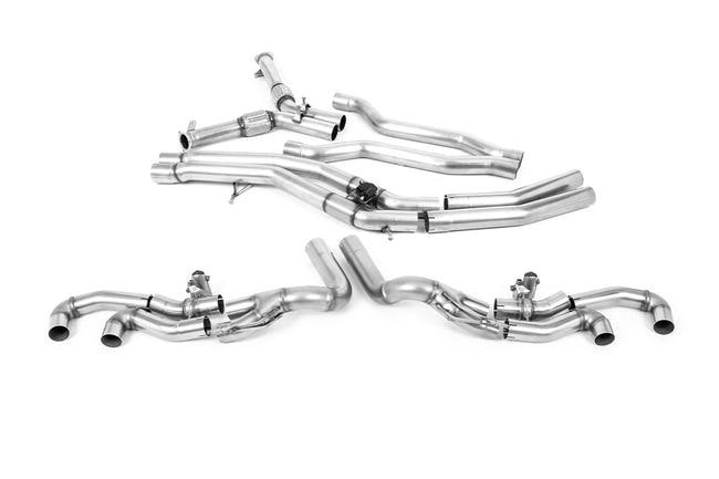 Milltek cat-back udstødning til Lamborghini Urus 4.0 Twin Turbo V8 650PS, tips i brændt titanium