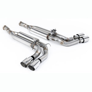 Milltek Cat Back Valved Exhaust System with Polished GT-90 Trims