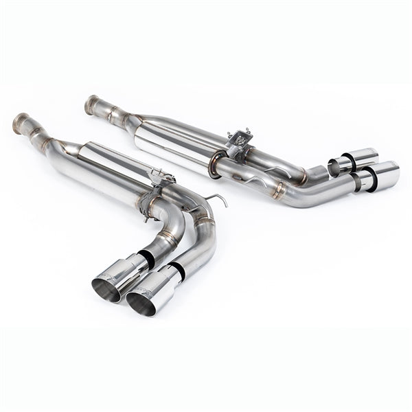Milltek Cat Back Valved Exhaust System with Polished GT-90 Trims