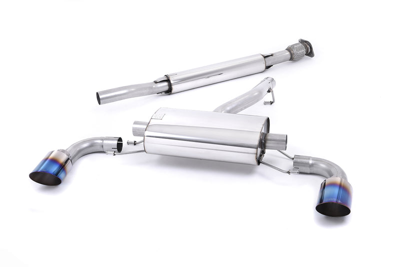 Milltek cat-back udstødning til Subaru BRZ 2.0-liter, resoneret, tips i brændt titanium – billede 8