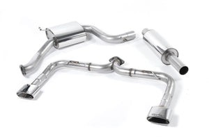 Milltek cat-back udstødning til Seat Leon Cupra 280 & 290 2.0 TSI, ikke-resoneret, polerede tips – billede 3