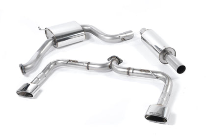 Milltek cat-back udstødning til Seat Leon Cupra 280 & 290 2.0 TSI, ikke-resoneret, polerede tips – billede 3