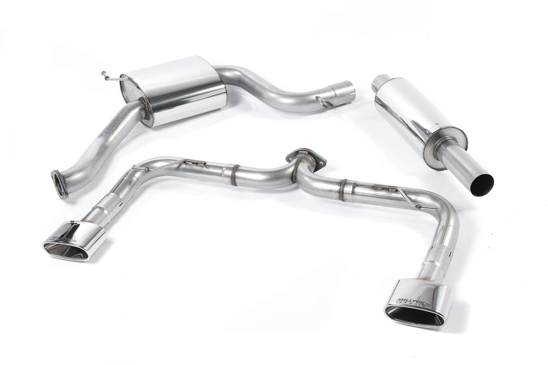 Milltek cat-back udstødning til Seat Leon Cupra 280 & 290 2.0 TSI, ikke-resoneret, polerede tips – billede 3