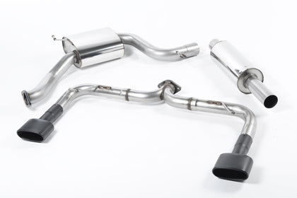 Milltek cat-back udstødning til Seat Leon Cupra 280 & 290 2.0 TSI, ikke-resoneret, sorte tips – billede 6