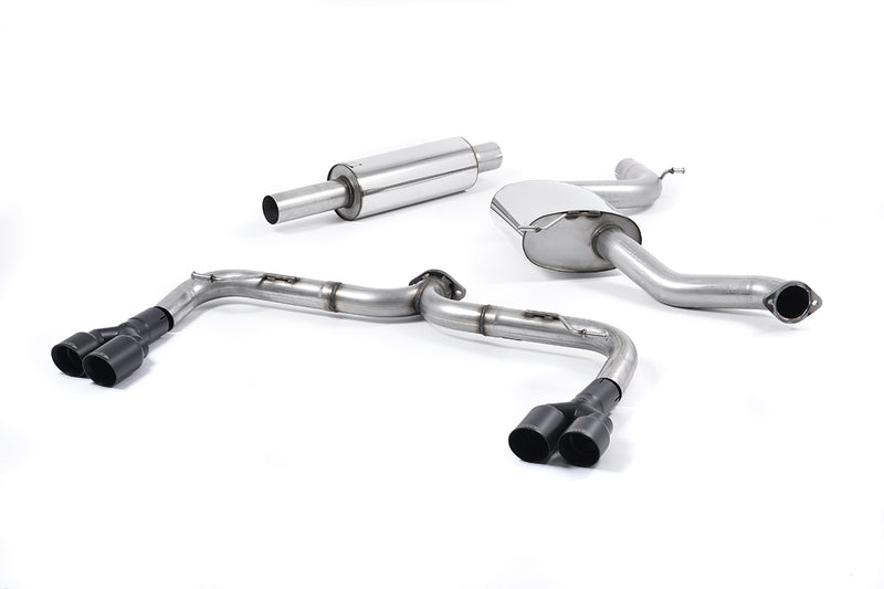 Milltek cat-back udstødning til Seat Leon Cupra 280 & 290 2.0 TSI, ikke-resoneret, sorte tips – billede 5