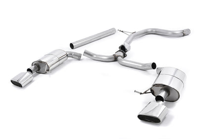Milltek cat-back udstødning til Seat Leon ST Cupra 280 & 290 2.0 TSI, ikke-resoneret, polerede tips
