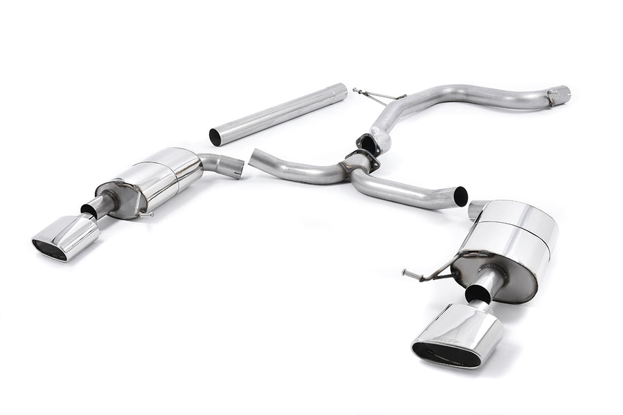 Milltek cat-back udstødning til Seat Leon ST Cupra 280 & 290 2.0 TSI, ikke-resoneret, polerede tips