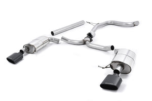Milltek cat-back udstødning til Seat Leon ST Cupra 280 & 290 2.0 TSI, ikke-resoneret, sorte tips – billede 3