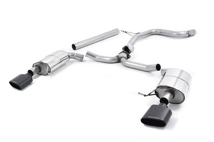 Milltek cat-back udstødning til Seat Leon ST Cupra 280 & 290 2.0 TSI, ikke-resoneret, sorte tips – billede 3