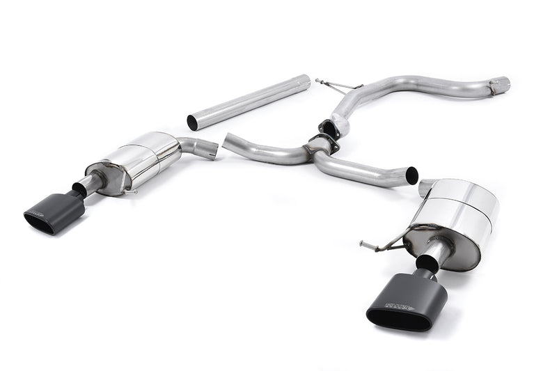 Milltek cat-back udstødning til Seat Leon ST Cupra 280 & 290 2.0 TSI, ikke-resoneret, sorte tips – billede 3