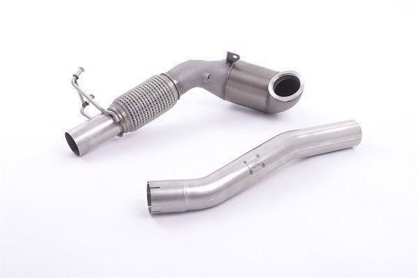Milltek Downpipe Skoda Octavia vRS 2.0 TSI 245PS Hatch & Estate (manual and DSG-auto, Non-OPF/GPF & Post Facelift) 2018 to 2019