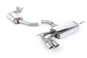 Milltek cat-back udstødning til Volkswagen Scirocco GT 2.0 TSi 200PS, resoneret
