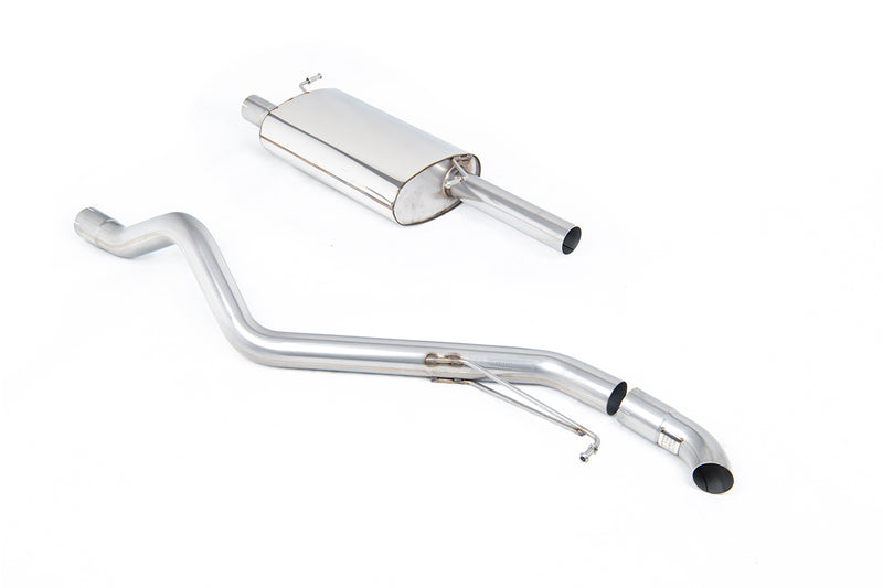 Milltek cat-back udstødning til Volkswagen Transporter \ Caravelle T5 LWB 2.0 BiTDI (150/180/204PS) 2WD og 4MOTION, resoneret