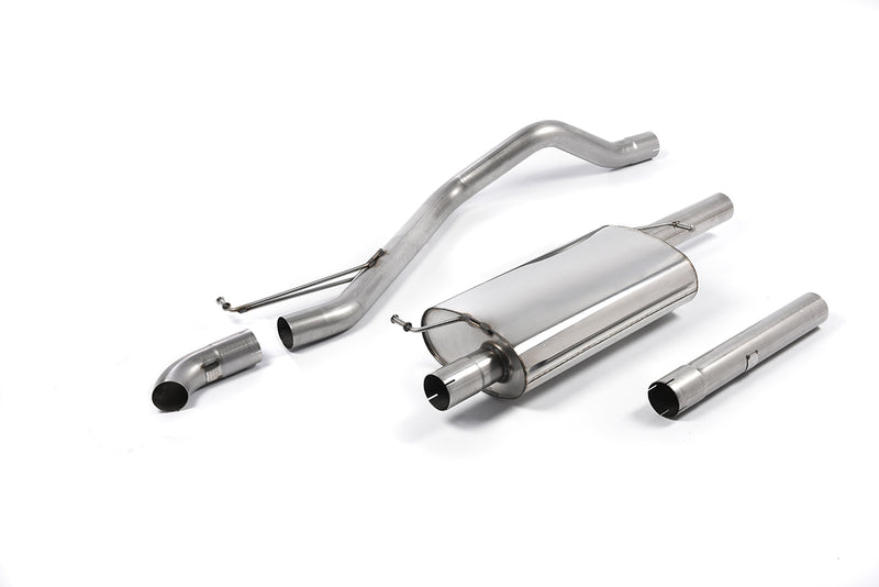 Milltek cat-back udstødning til Volkswagen Transporter \ Caravelle T5 LWB 2.0 BiTDI 180PS 2WD og 4MOTION, resoneret