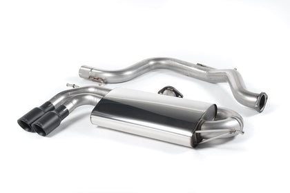 Milltek cat-back udstødning til Volkswagen Golf Mk5 GTi 2.0T FSI, race, sorte tips – billede 2