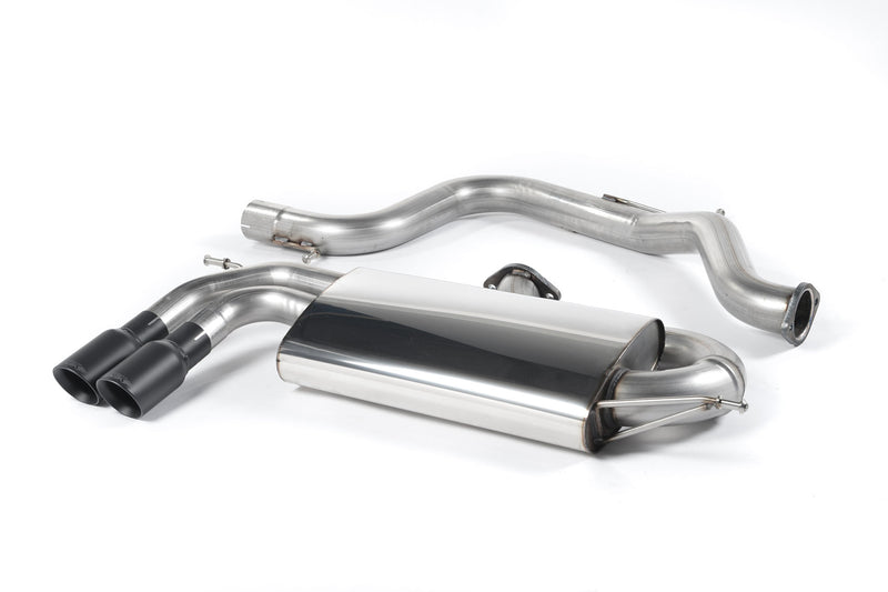 Milltek cat-back udstødning til Volkswagen Golf Mk5 GTi 2.0T FSI, race, sorte tips – billede 2
