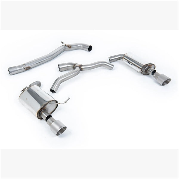Milltek cat-back udstødning til Volkswagen Golf Mk7 2.0TFSI Alltrack / Stationcar / Stationcar / Combi 4-Motion, ikke-resoneret – billede 2