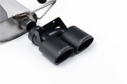 Milltek cat-back udstødning til Volkswagen Golf Mk7.5 R Stationcar / Variant 2.0 TSI 310PS, ikke-resoneret, sorte tips – billede 2